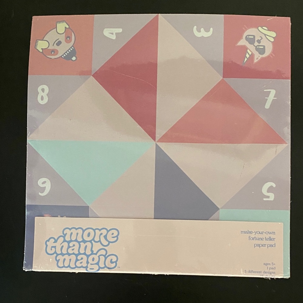 More Than Magic Colorful Fortune Teller Paper Pad